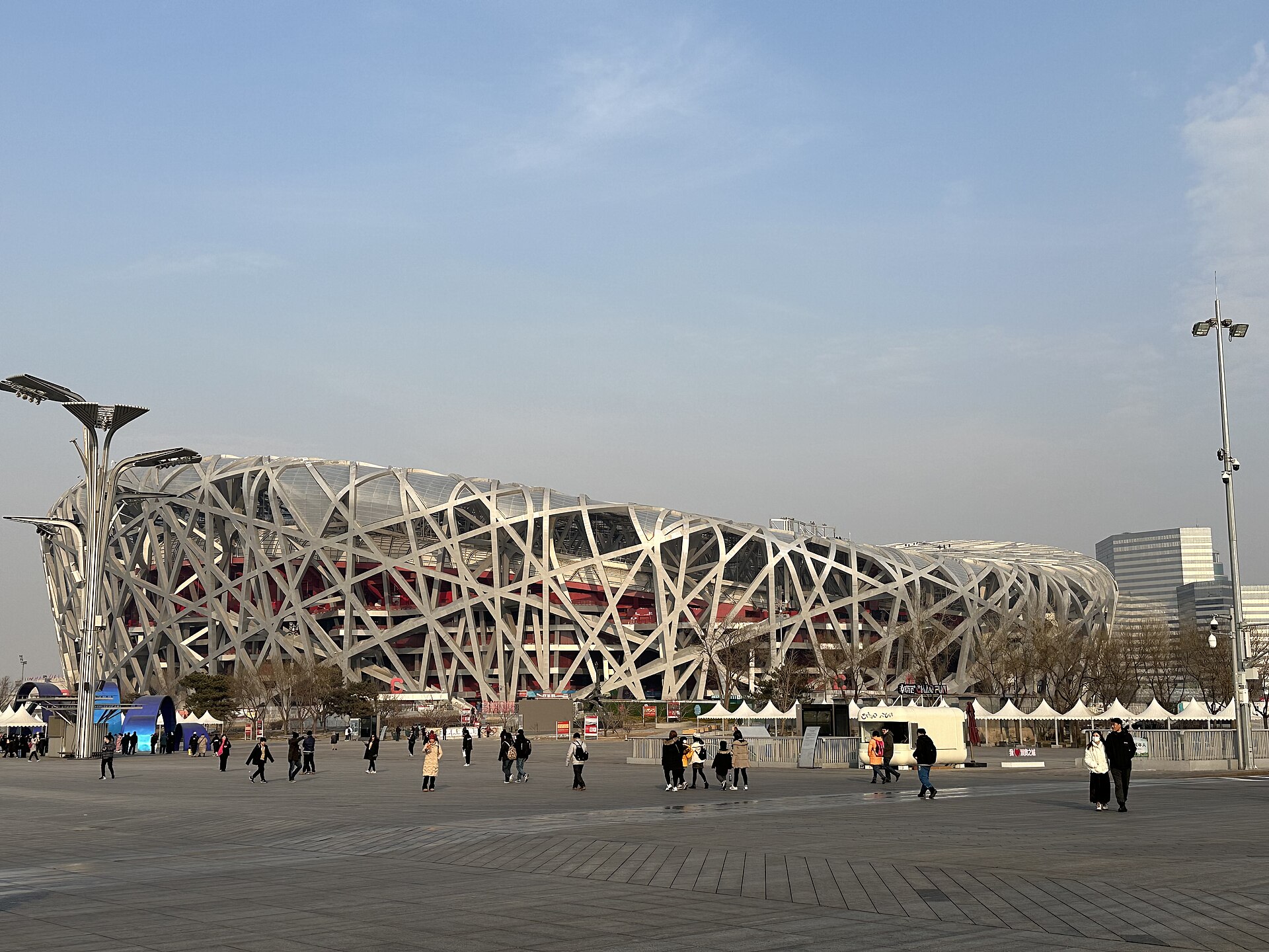 The Beijing National Stadium, widely known as the Bird’s Nest