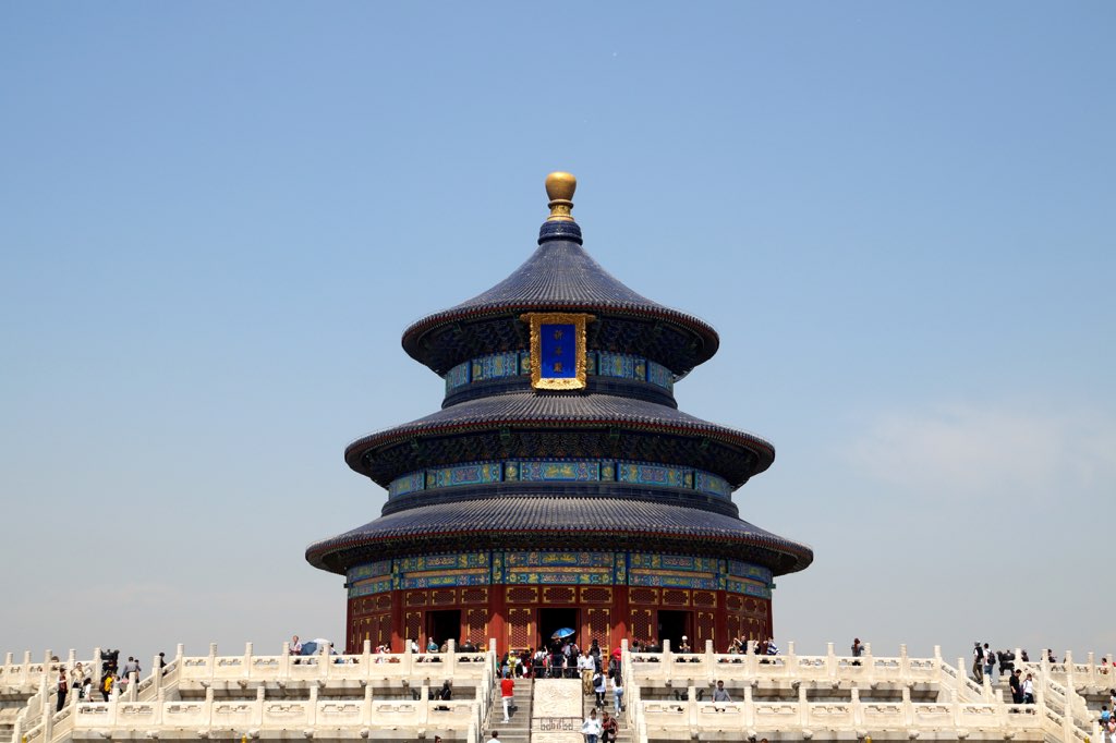 The Hall of Prayer for Good Harvests at the Temple of Heaven in Beijing